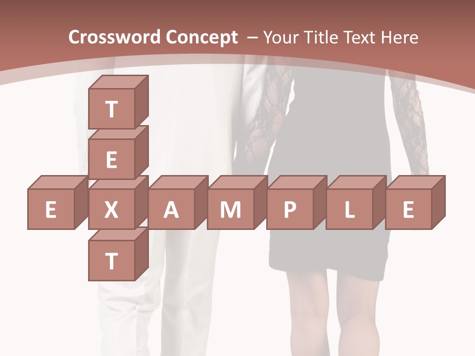 Step Treading Guy PowerPoint Template