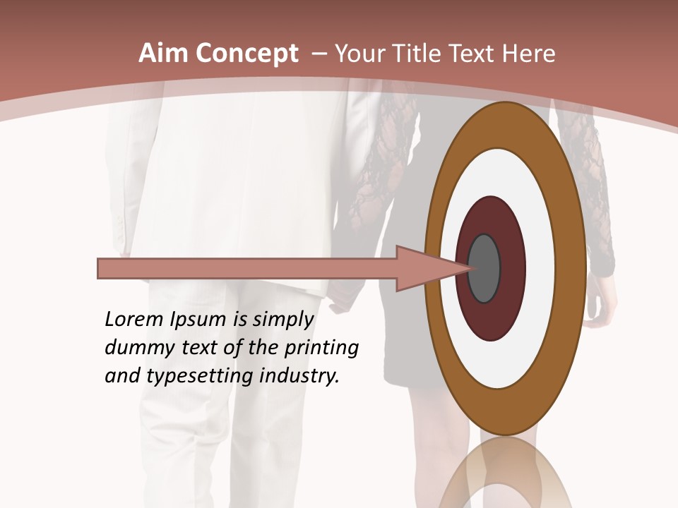 Step Treading Guy PowerPoint Template