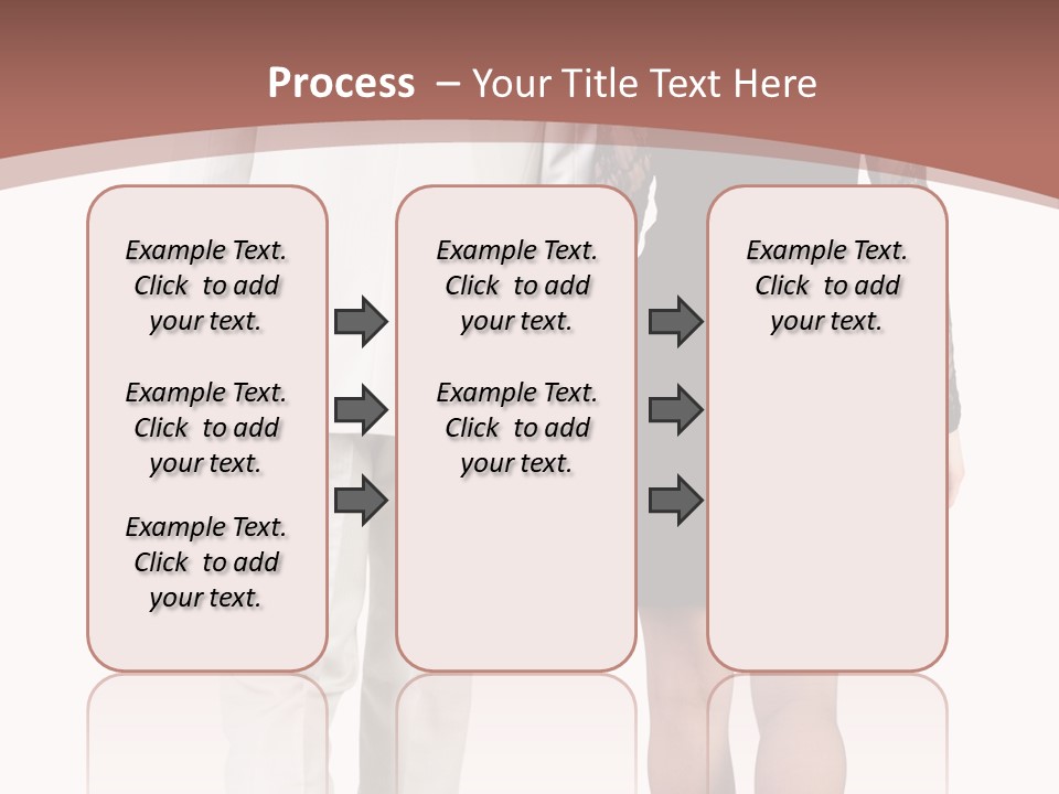 Step Treading Guy PowerPoint Template