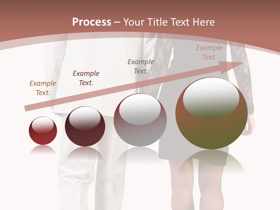 Step Treading Guy PowerPoint Template