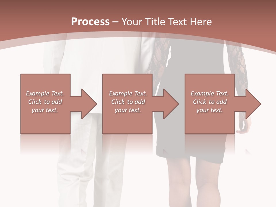 Step Treading Guy PowerPoint Template