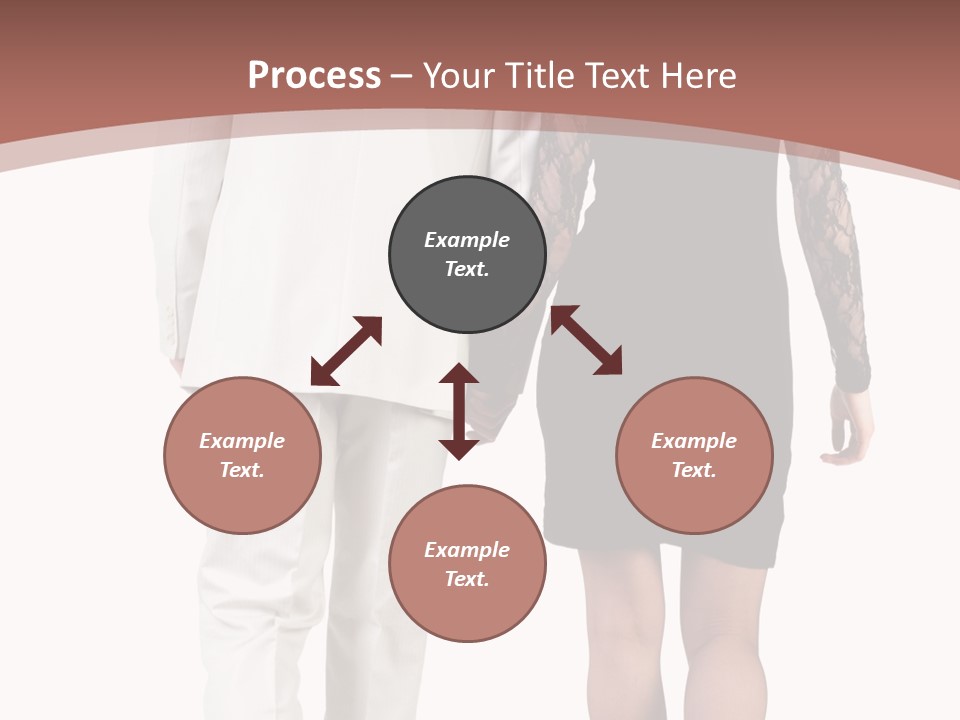 Step Treading Guy PowerPoint Template