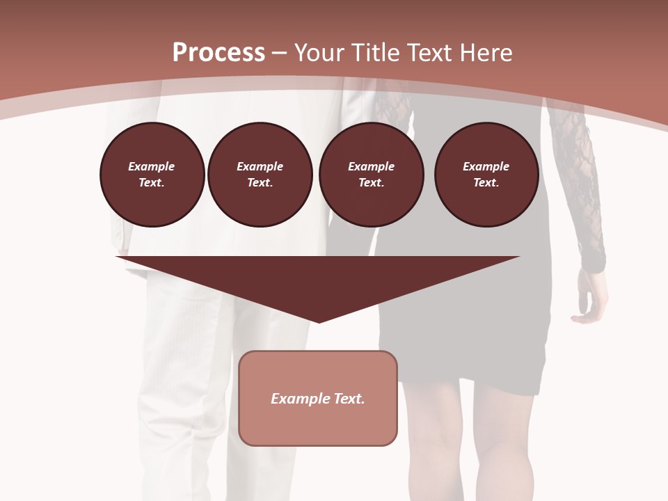 Step Treading Guy PowerPoint Template
