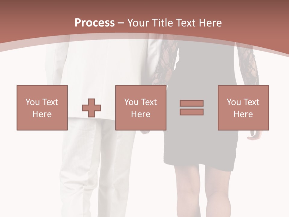 Step Treading Guy PowerPoint Template