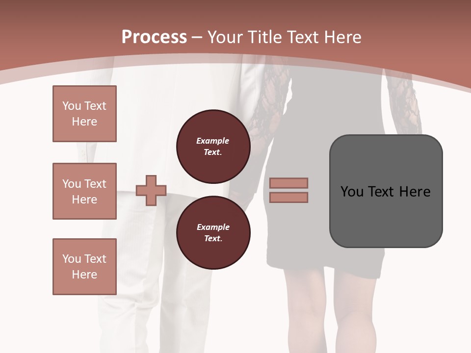 Step Treading Guy PowerPoint Template