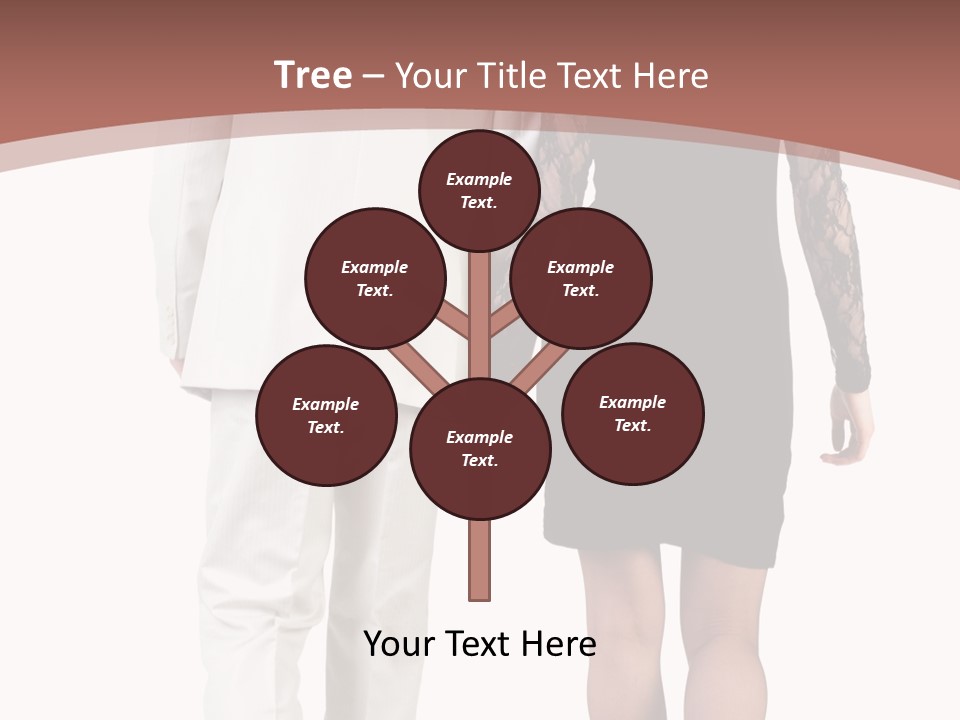 Step Treading Guy PowerPoint Template