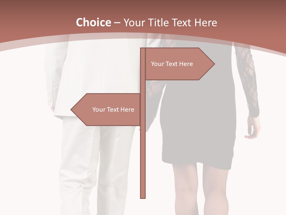 Step Treading Guy PowerPoint Template