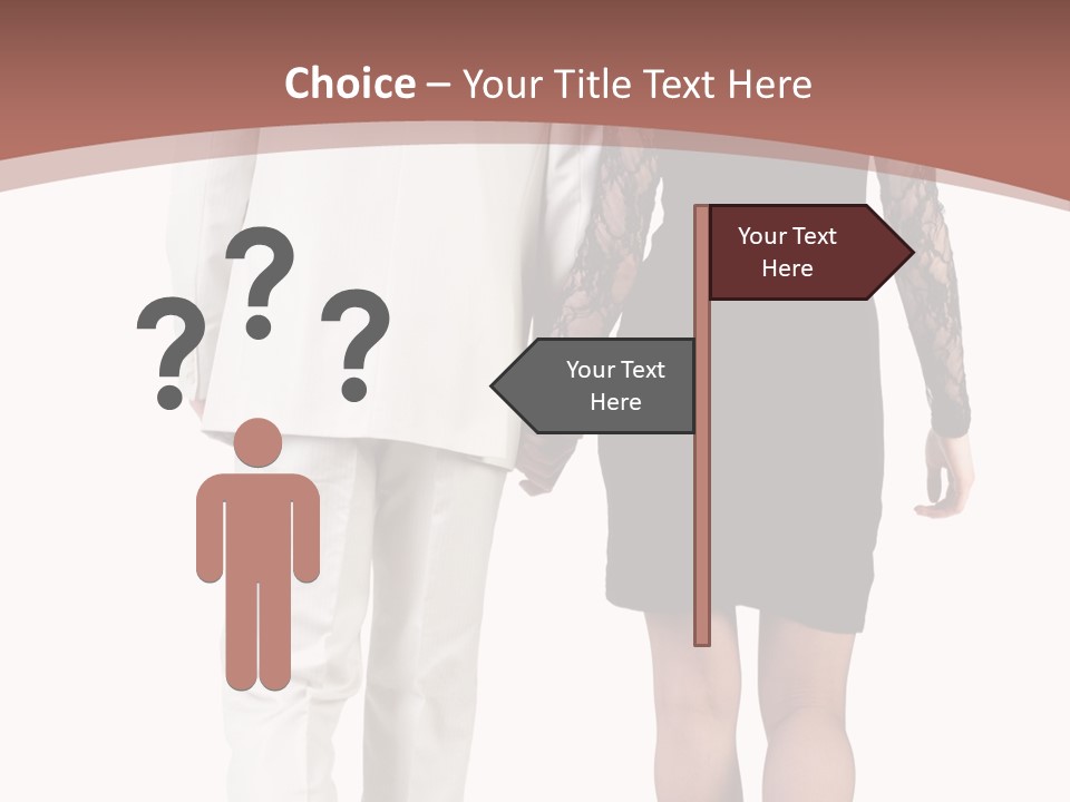 Step Treading Guy PowerPoint Template