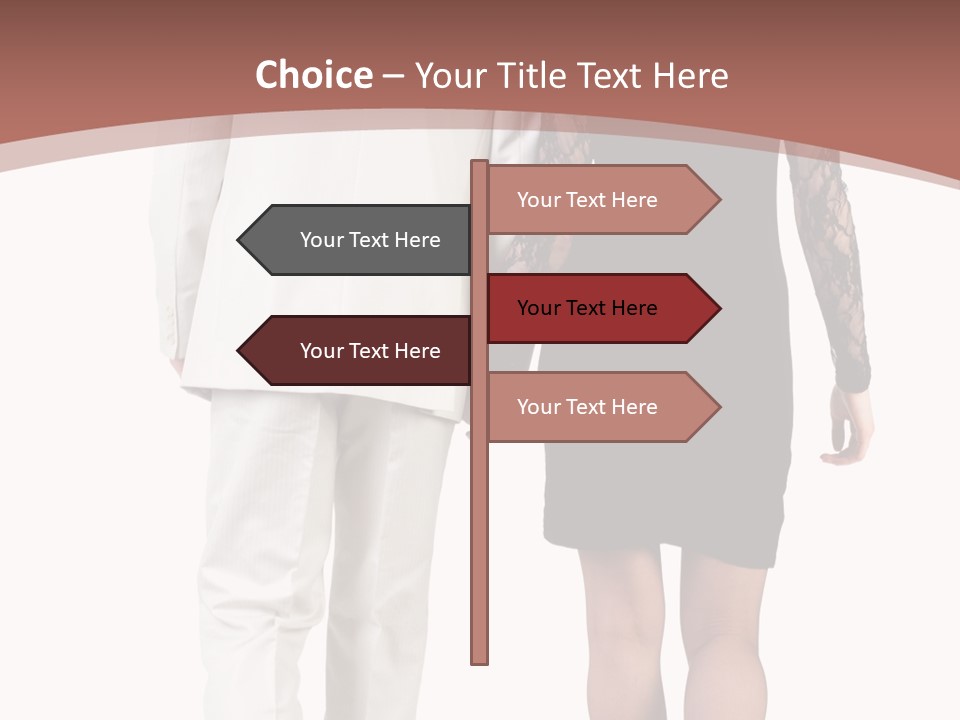 Step Treading Guy PowerPoint Template