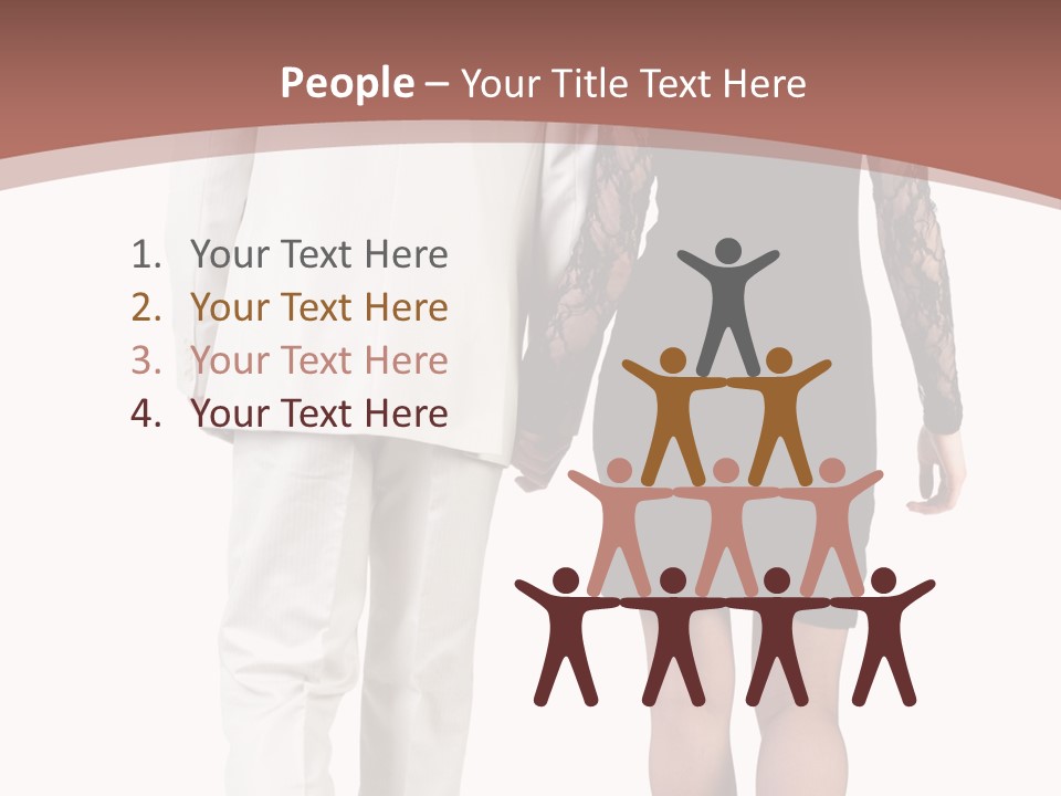 Step Treading Guy PowerPoint Template