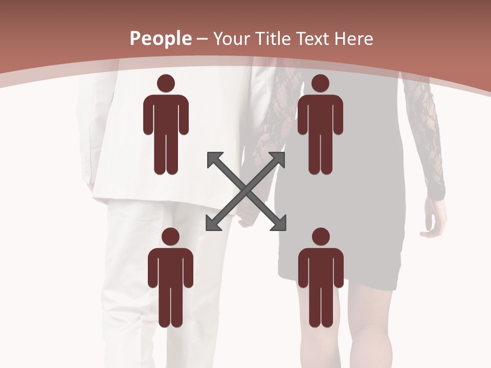 Step Treading Guy PowerPoint Template