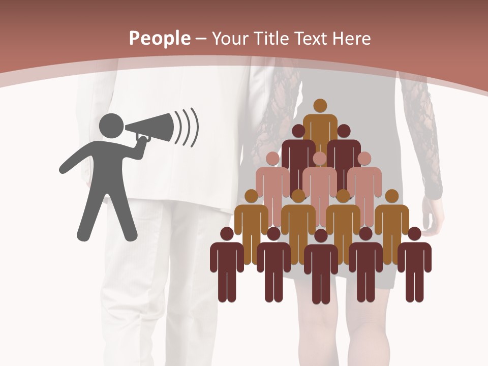 Step Treading Guy PowerPoint Template