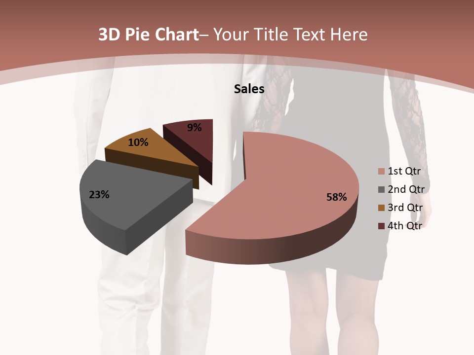 Step Treading Guy PowerPoint Template
