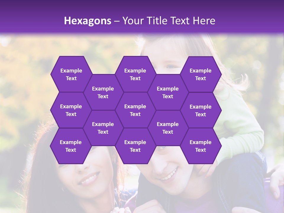 Looking Three Yellow PowerPoint Template