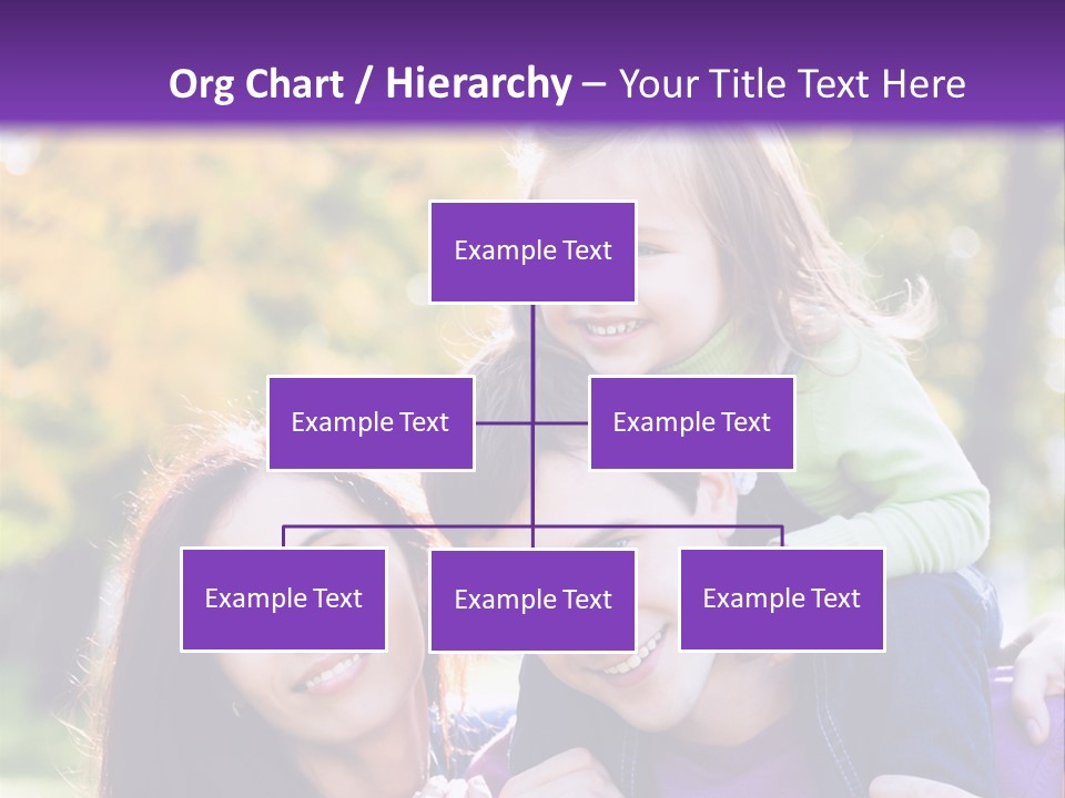 Looking Three Yellow PowerPoint Template