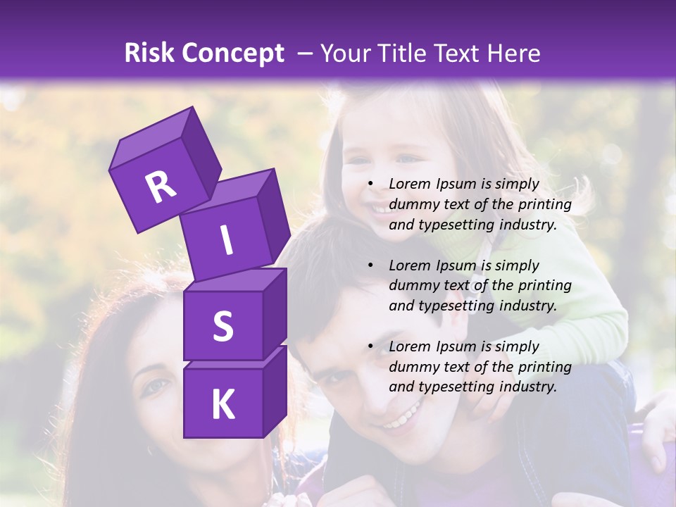 Looking Three Yellow PowerPoint Template