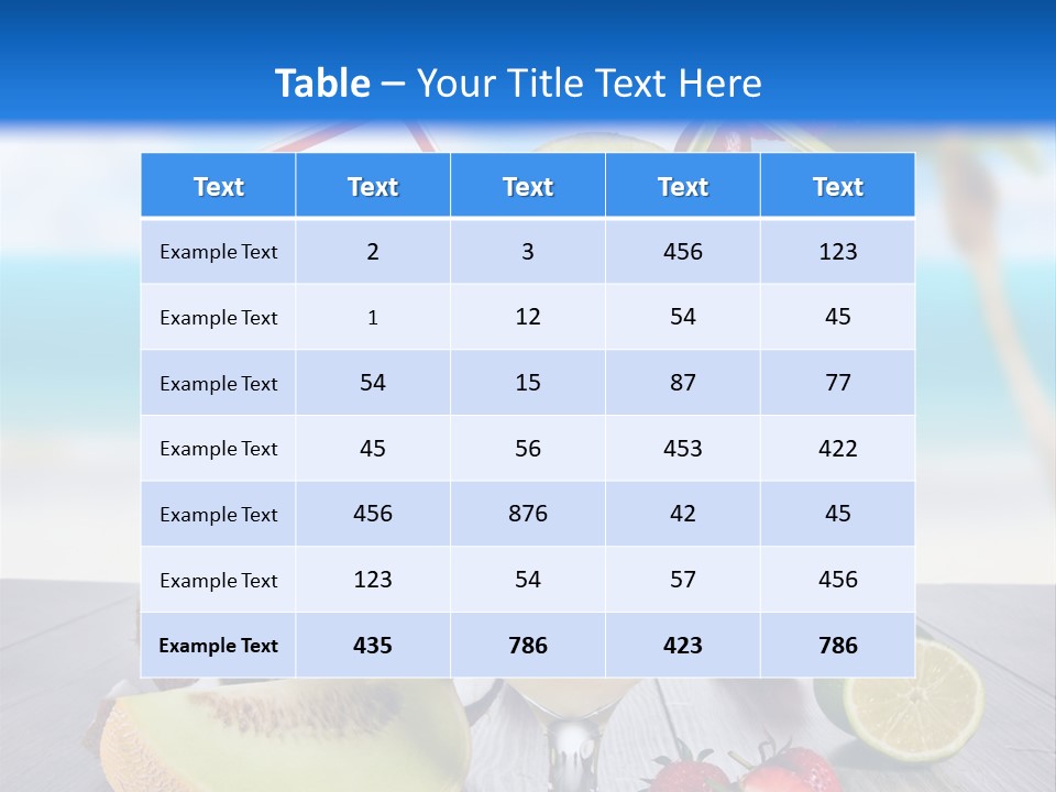 Umbrella Lime Wave PowerPoint Template
