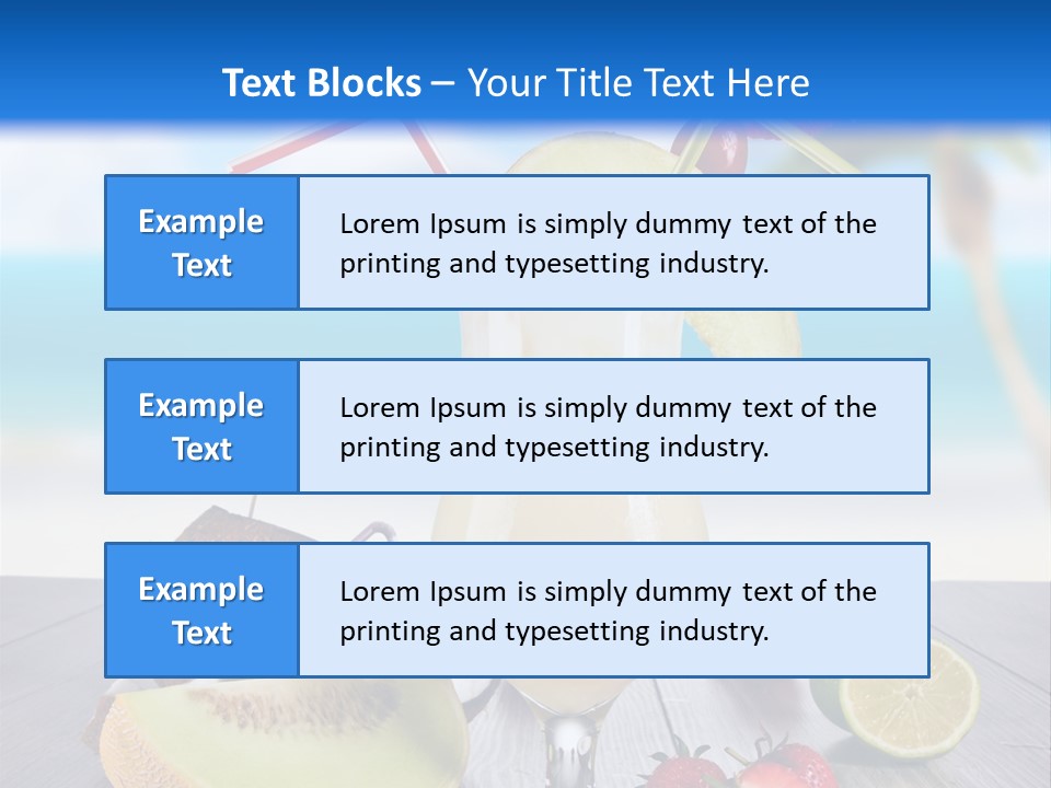 Umbrella Lime Wave PowerPoint Template