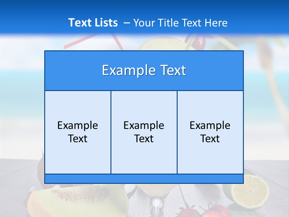 Umbrella Lime Wave PowerPoint Template