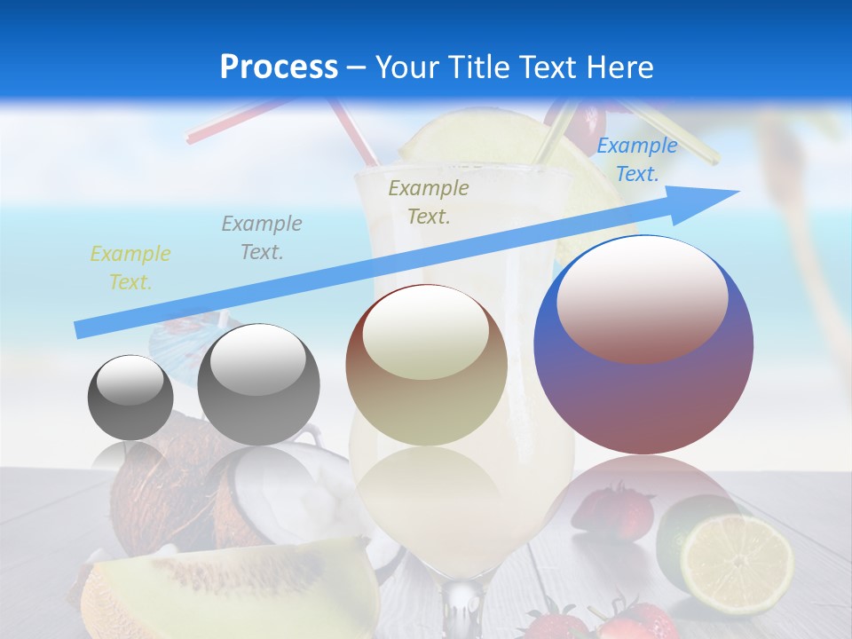 Umbrella Lime Wave PowerPoint Template