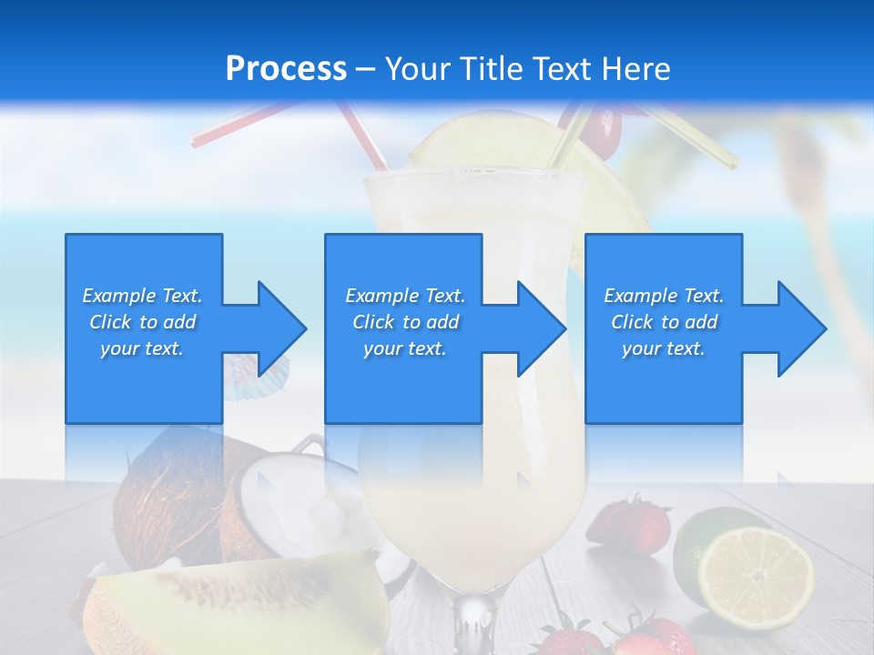 Umbrella Lime Wave PowerPoint Template