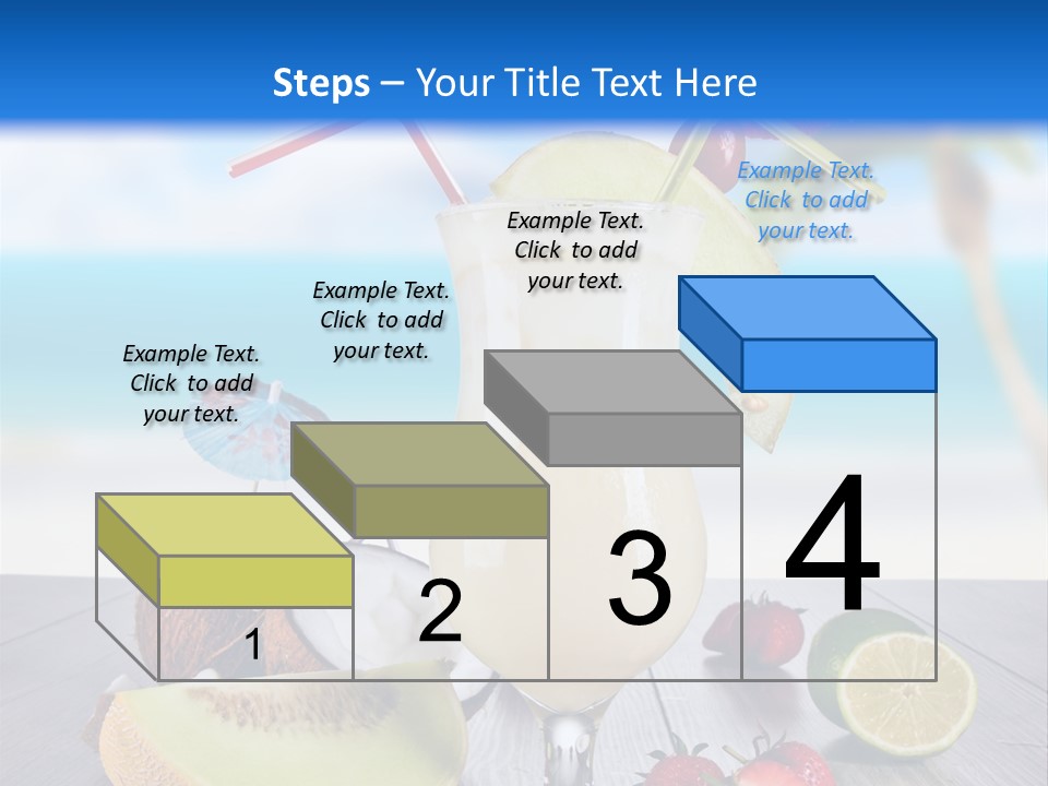 Umbrella Lime Wave PowerPoint Template