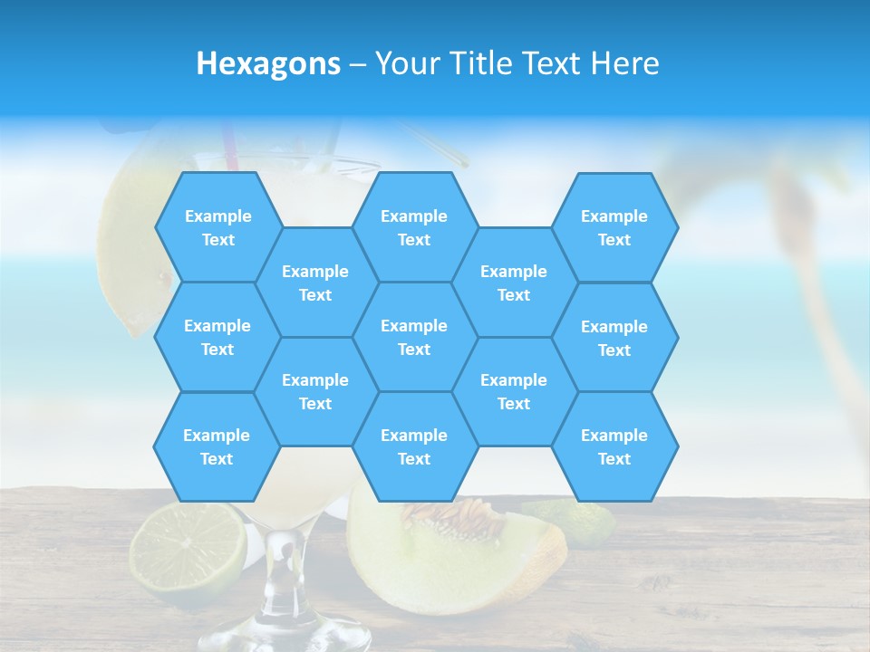 Wood Party Umbrella PowerPoint Template