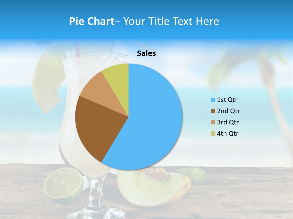 Wood Party Umbrella PowerPoint Template