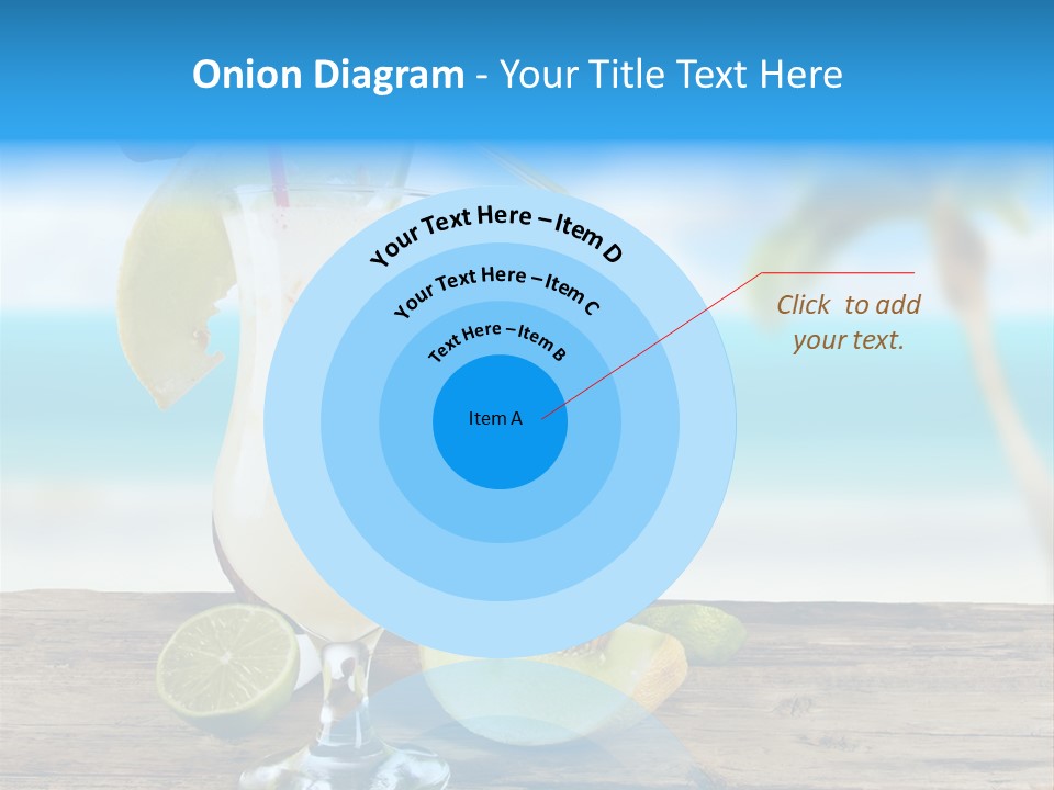 Wood Party Umbrella PowerPoint Template