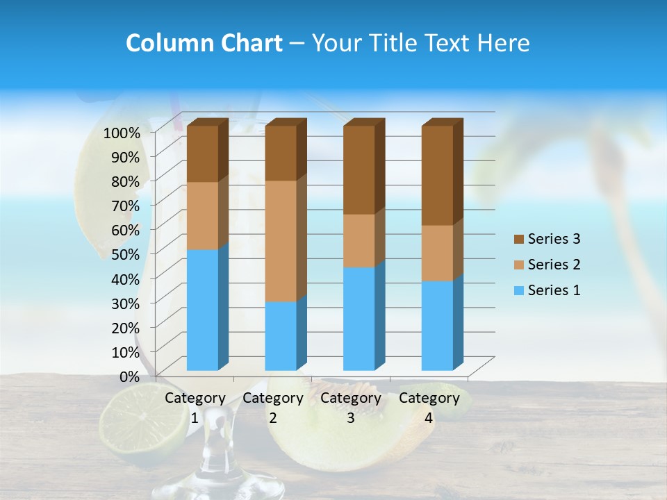 Wood Party Umbrella PowerPoint Template