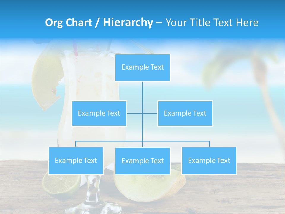 Wood Party Umbrella PowerPoint Template