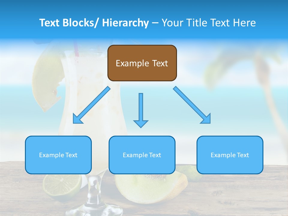 Wood Party Umbrella PowerPoint Template