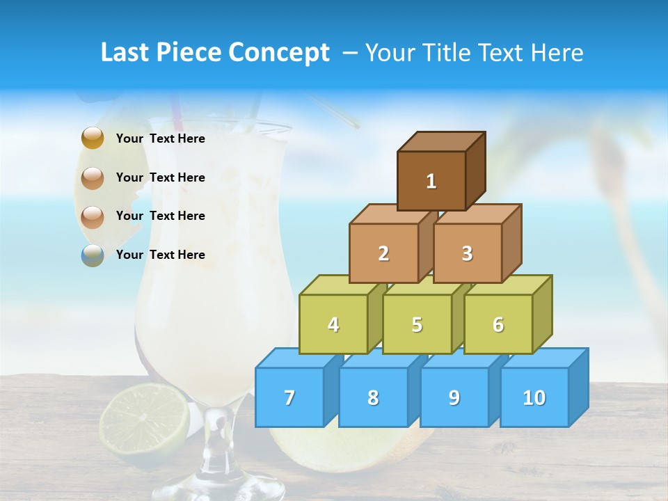 Wood Party Umbrella PowerPoint Template