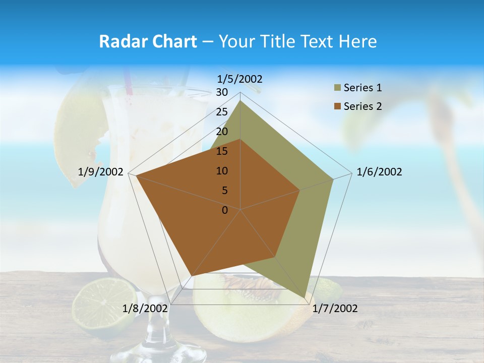 Wood Party Umbrella PowerPoint Template