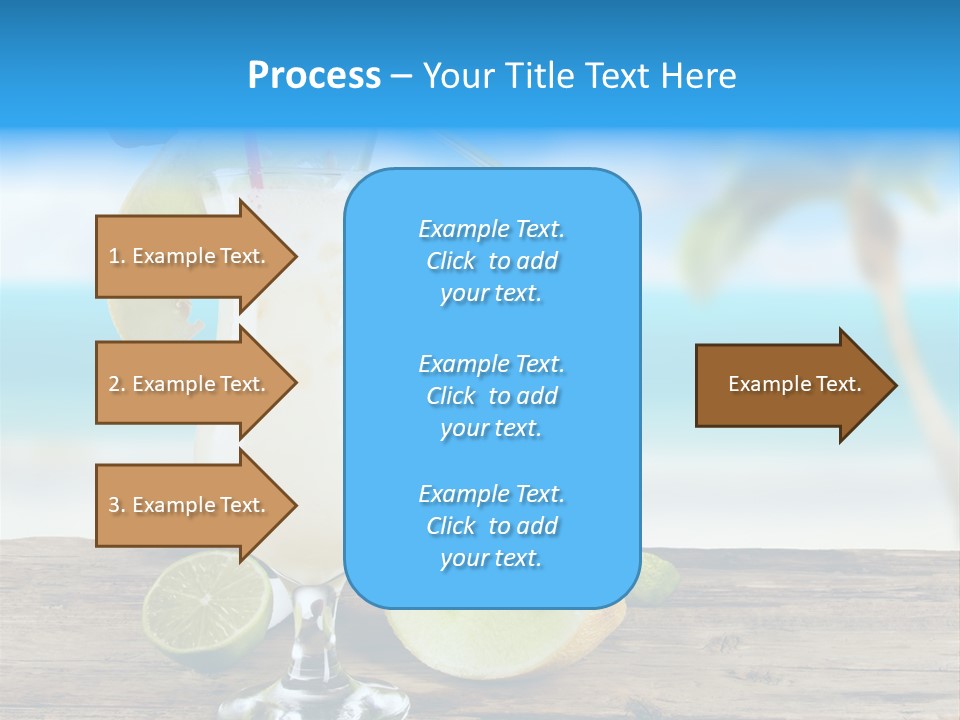 Wood Party Umbrella PowerPoint Template