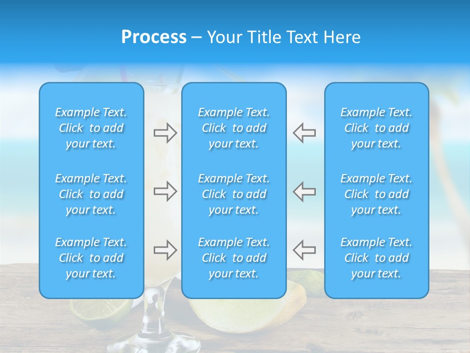 Wood Party Umbrella PowerPoint Template