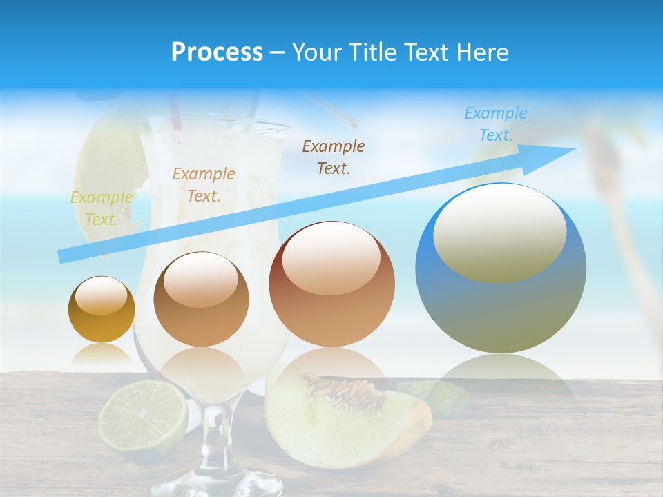 Wood Party Umbrella PowerPoint Template