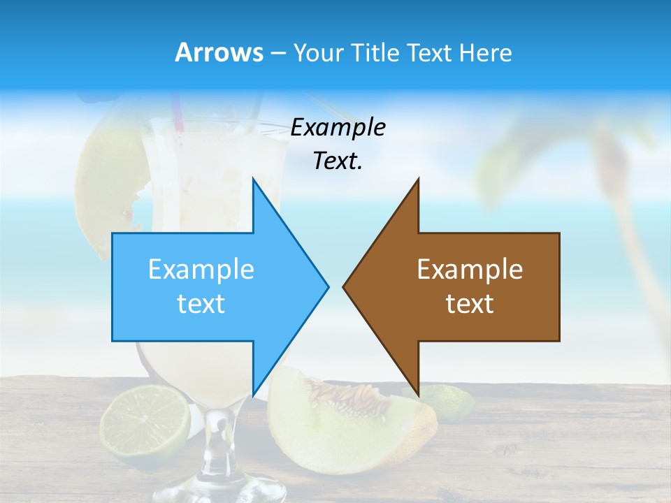 Wood Party Umbrella PowerPoint Template