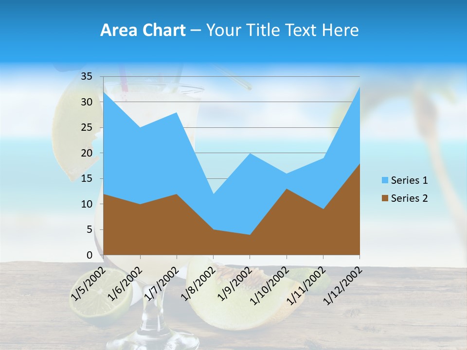 Wood Party Umbrella PowerPoint Template