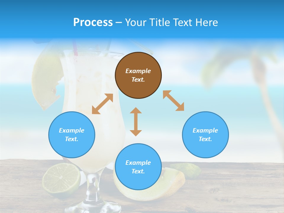 Wood Party Umbrella PowerPoint Template