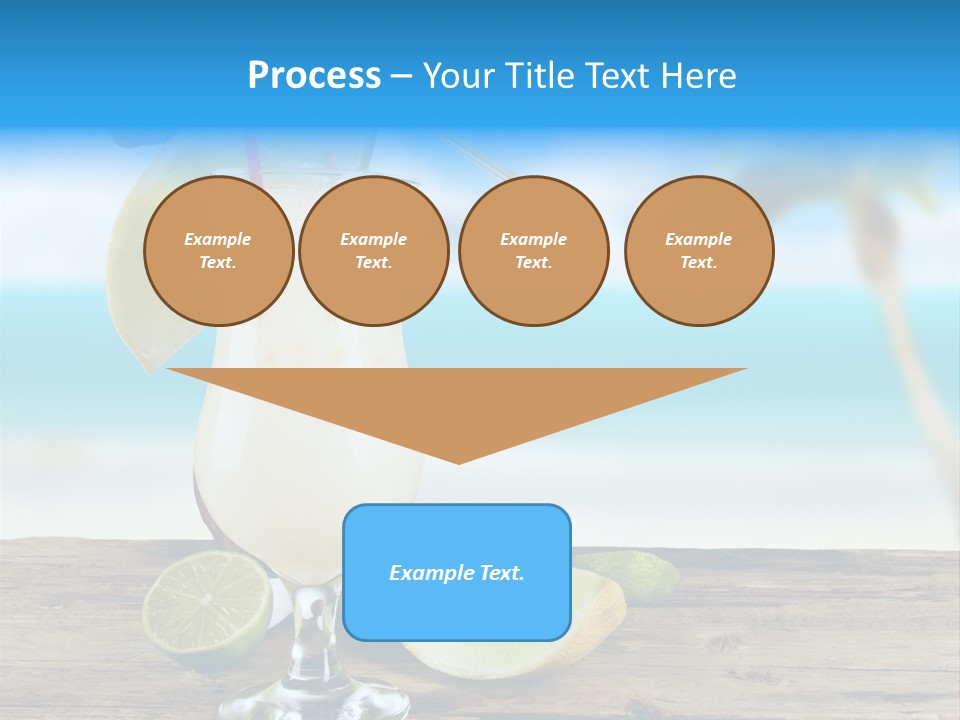 Wood Party Umbrella PowerPoint Template