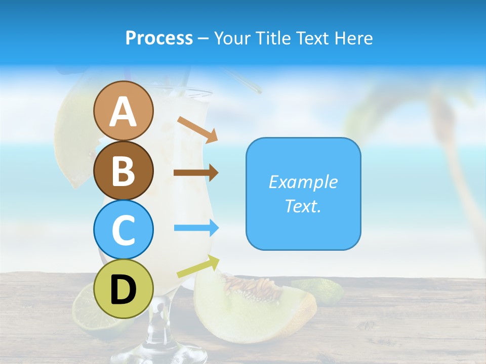Wood Party Umbrella PowerPoint Template
