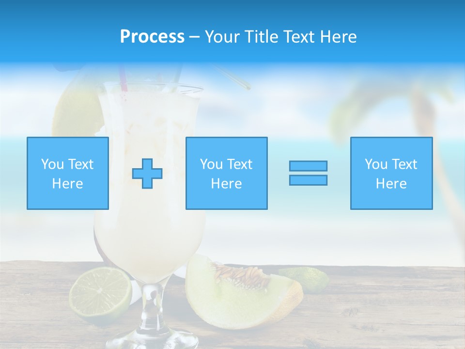 Wood Party Umbrella PowerPoint Template