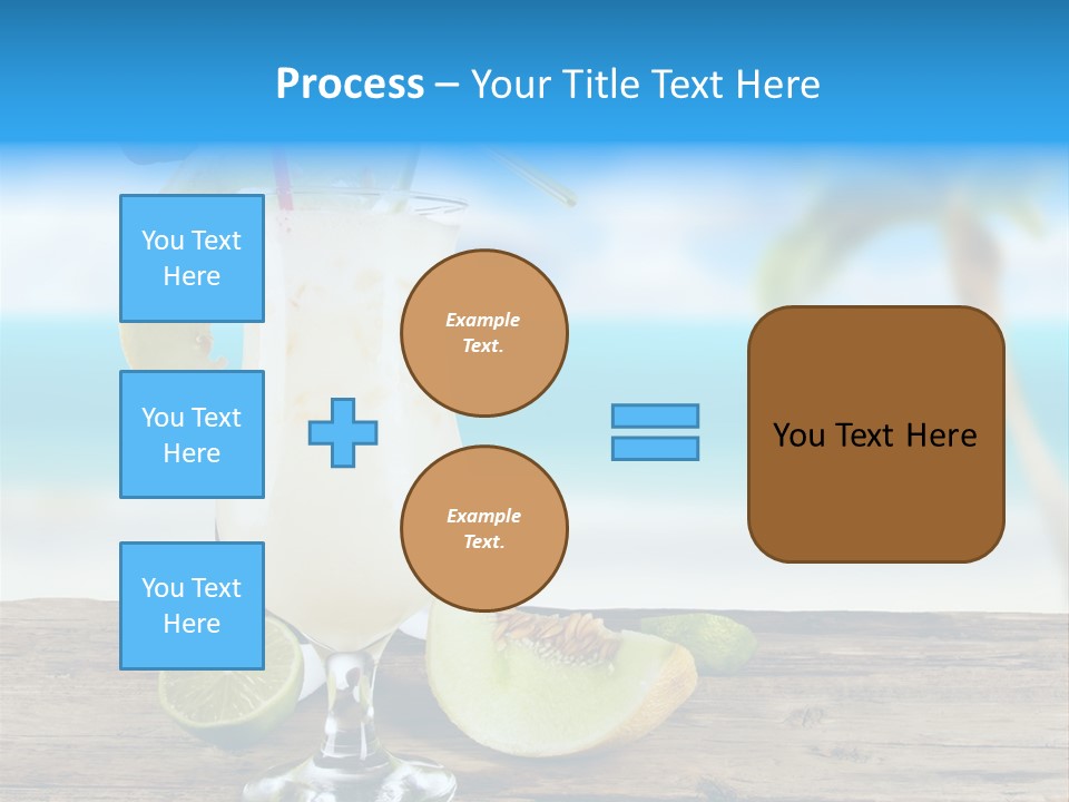 Wood Party Umbrella PowerPoint Template