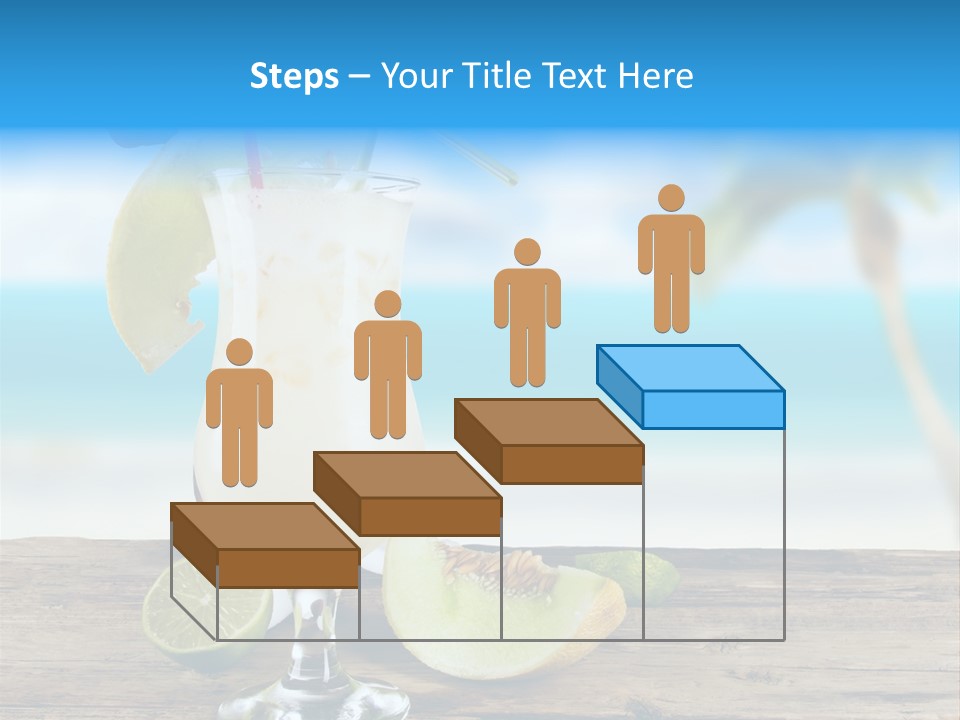 Wood Party Umbrella PowerPoint Template