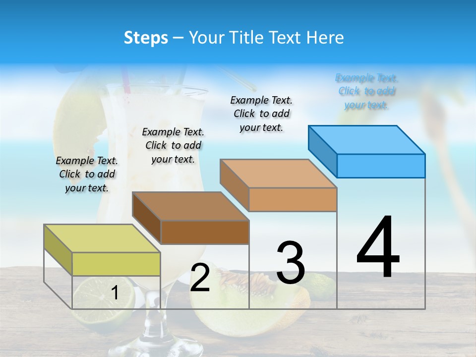 Wood Party Umbrella PowerPoint Template