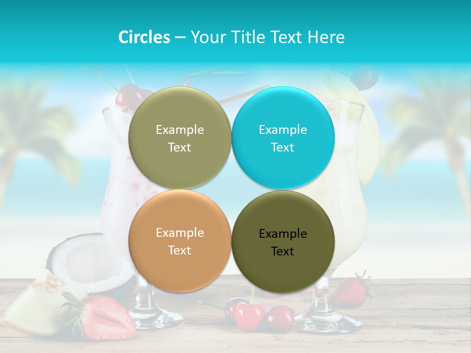 Cold Sky Summer PowerPoint Template