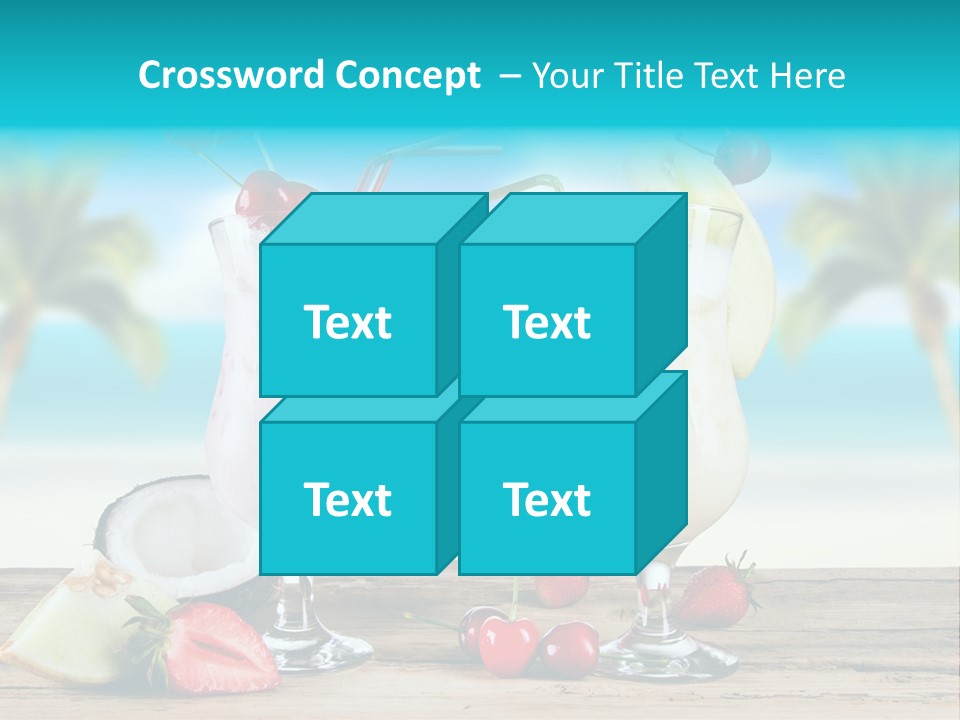 Cold Sky Summer PowerPoint Template