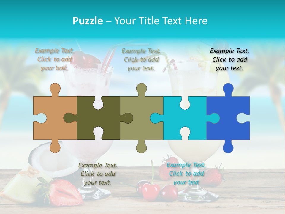 Cold Sky Summer PowerPoint Template