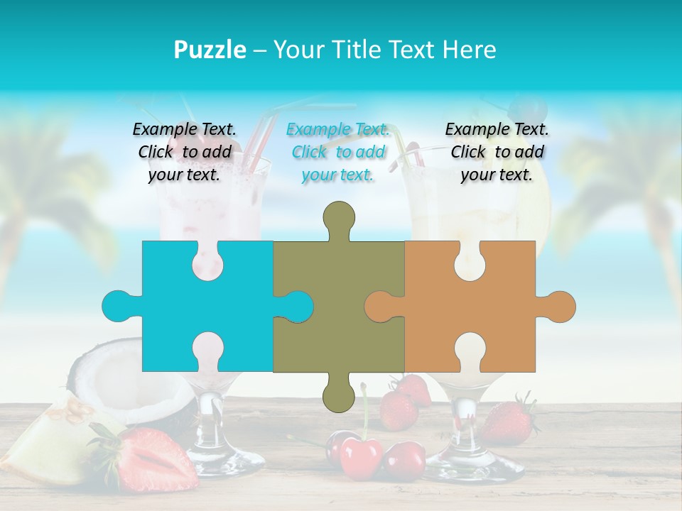 Cold Sky Summer PowerPoint Template